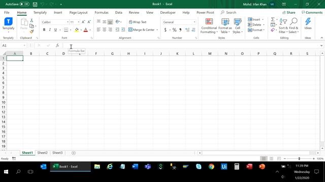Video 2 - MS Excel 2016 - Interface Introduction смотреть онлайн