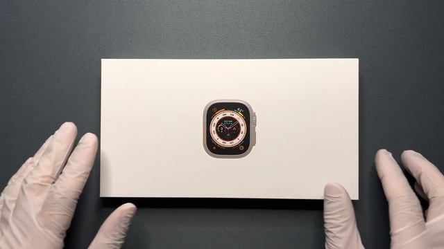 Unboxing Apple Watch Ultra with Orange Alpine Loop | ASMR смотреть онлайн