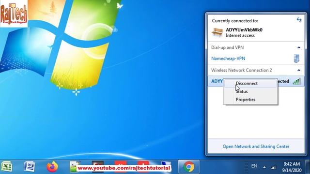 How to View wifi Password on PC Windows 7 or Windows 10 | RajTech | смотреть онлайн
