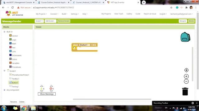 How to Make Android App for Sending Text Messages using App Inventor смотреть онлайн