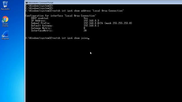 WIndows NetShell : Show Command смотреть онлайн