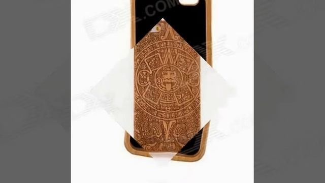 Maya Totem Patterned Protective Wood Back Case Cover for IPHONE 6 4.7" - Brown + Black смотреть онлайн