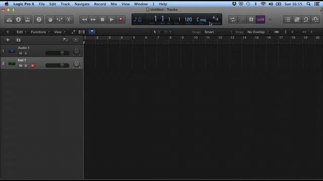 Logic Pro X MIDI Tutorial 1 - Creating a MIDI Instrument channel смотреть онлайн
