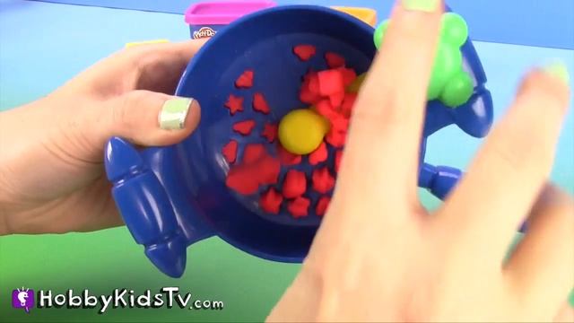 Peppa Pig's PLAY-DOH Mac-n-Cheese Toy Review! Spongebob Friend HobbyKidsTV смотреть онлайн