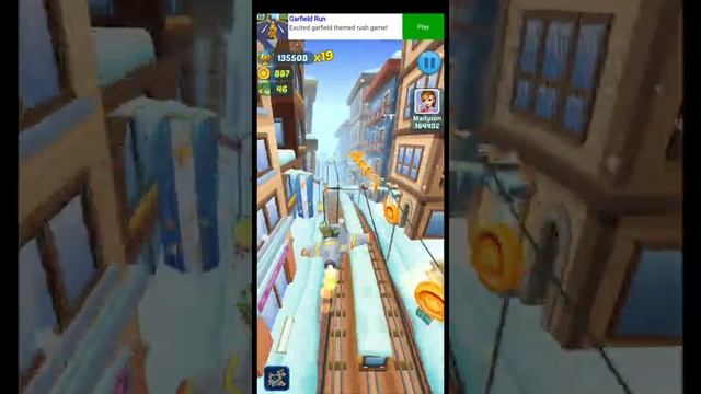 subway princess runner - Android games play смотреть онлайн