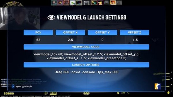 s1mple - CS2 SETTINGS 2023 | SENSITIVITY, CROSSHAIR, VIDEO SETTINGS, VIEWMODEL & EQUIPMENT