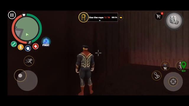 FREE JETPACK IN ROPE HERO | Rope Hero Vice Town | RB X GAMING смотреть онлайн