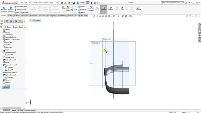Mouse in Solidworks - Surfaces | Solidworks Tutorials смотреть онлайн