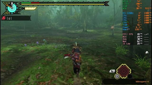 Monster Hunter Portable 3rd | AMD Ryzen 3 3200U Vega 3 смотреть онлайн
