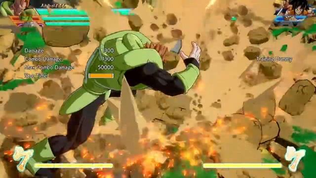 ANDROID 16 moveset and super moves | Practice - DRAGON BALL FighterZ смотреть онлайн