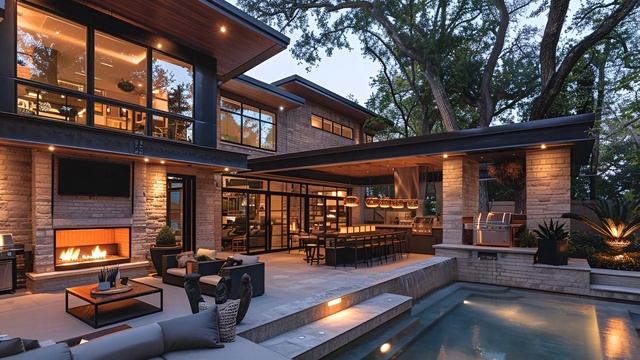 Backside Courtyard House Design - A Haven of Indoor Outdoor Living смотреть онлайн