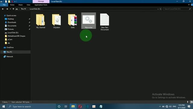 Lock a Folder without software Win 7 Win 10| windows me folder lock kaise kare|Hindi смотреть онлайн