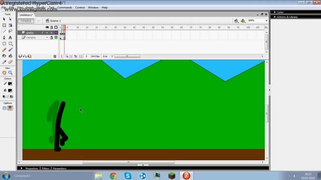 Tutorial - Como fazer uma animação no Macromedia Flash 8 смотреть онлайн