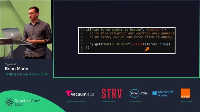 ReactiveConf 2016 - Brian Mann: Testing the way it should be смотреть онлайн