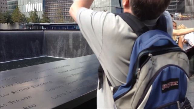 MY VISIT TO THE 9/11 NATIONAL MEMORIAL INSIDE THE FOOTPRINTS AREA OF THE FORMER WORLD TRADE CENTER. смотреть онлайн
