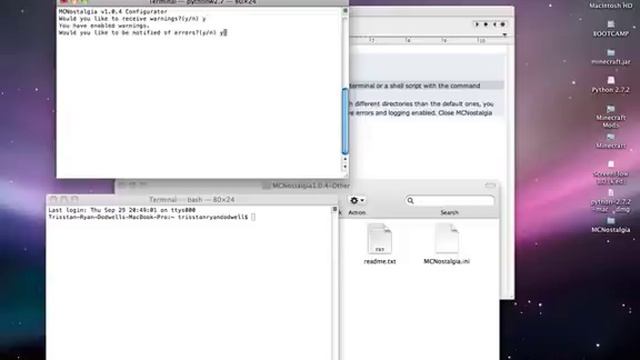 Minecraft: How to download and use MCNostlagia on mac смотреть онлайн