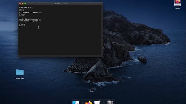 Creating an HTML File using TextEdit on Mac смотреть онлайн