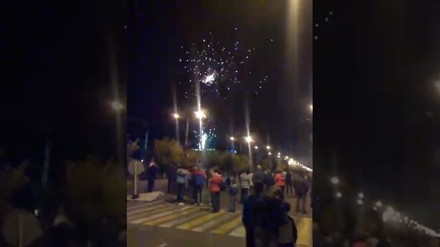 Салют на день шахтера.Экибастуз 2015 30 августа