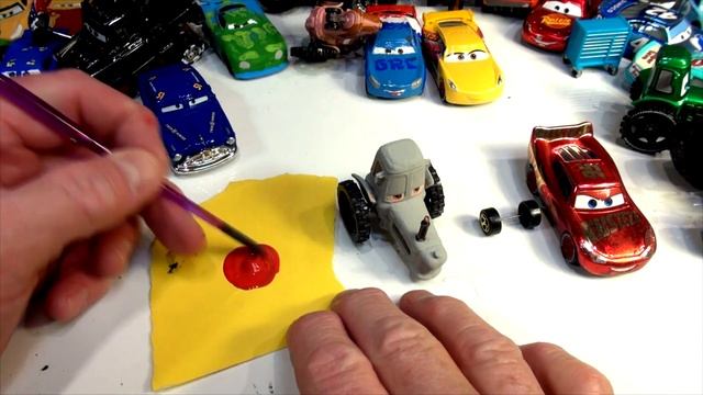 Pixar Cars Custom Racing Red Tractor for Rusteze Lightning McQueen Parts 1 and 2 combined смотреть онлайн