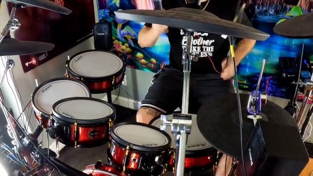 Funk bass setting one Alesis strike pro 2 смотреть онлайн