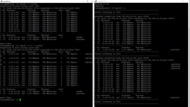 Measuring Throughput using iperf3 смотреть онлайн