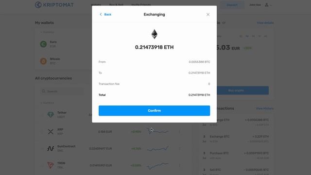 How to exchange cryptocurrencies | Kriptomat смотреть онлайн