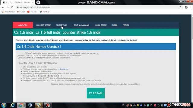 CS 1.6 VE TS3 INDIRME VIDEOSU смотреть онлайн