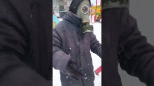 Реакция людей на противогаз часть 1и как мы провели выходные