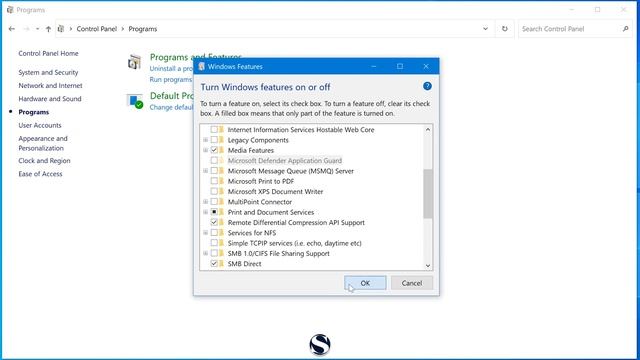 How to turn on or off Microsoft Print to PDF in Windows 10. смотреть онлайн