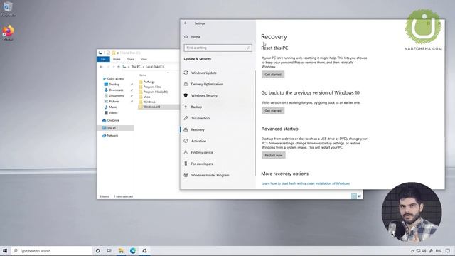 #58 Windows10 Tutorial | رفع مشکل آپدیت نشدن ویندوز، تنظیمات ریکاوری ویندوز 10 смотреть онлайн