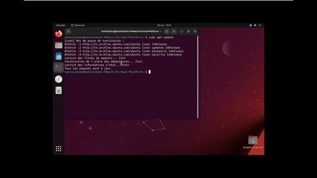Installation des VMWare Tools dans Ubuntu смотреть онлайн