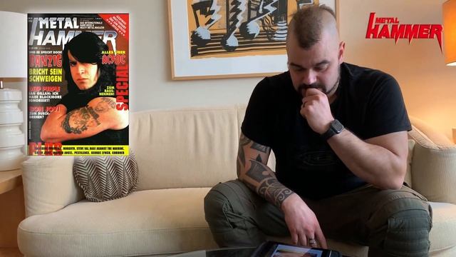 Sabaton: Joakim Brodén Bewertet METAL HAMMER-Cover