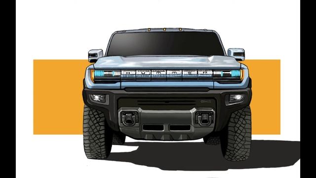 GMC Hummer EV charging animation смотреть онлайн