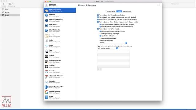 06_2 Apple Configurator - Erstellen von Profilen смотреть онлайн