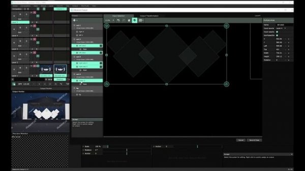 Resolume Tutorials - multiple screen output shows in display monitor