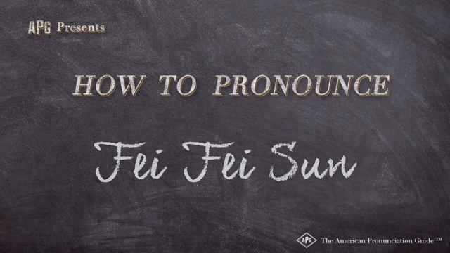 How to Pronounce Fei Fei Sun (Real Life Examples!) смотреть онлайн
