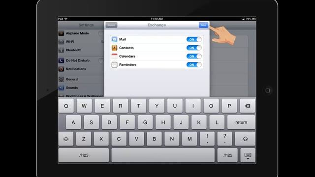 Setting up Your Exchange Email on Your iPad смотреть онлайн