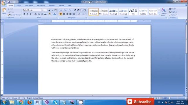 Microsoft Office Word 2007 tutorial : Office Button in Bengali смотреть онлайн