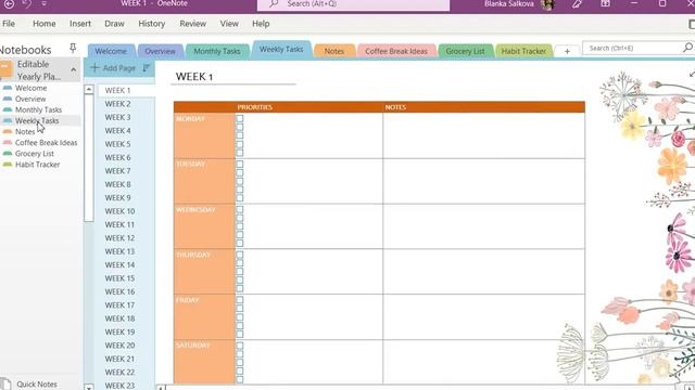OneNote Planner 2022, Undated OneNote Planner, Digital OneNote Planner смотреть онлайн