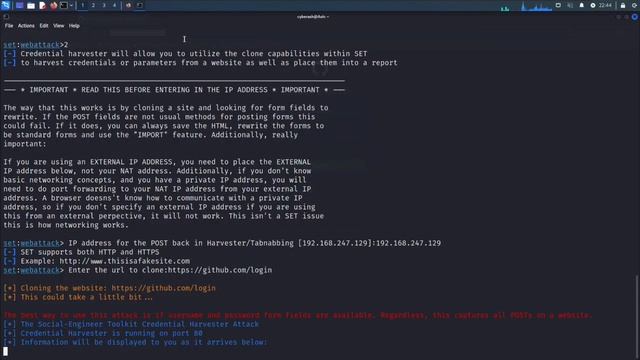 Website Cloning | Social Engineering Toolkit in Kali Linux #socialengineering #phishing #kalilinux смотреть онлайн