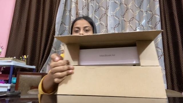 Bought new Mac book air and AirPods // Unboxing MacBook Air. смотреть онлайн