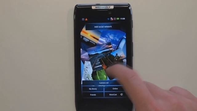 Motorola RAZR user interface смотреть онлайн