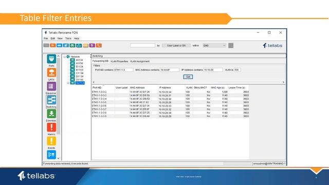 Using the Forwarding Database Table смотреть онлайн