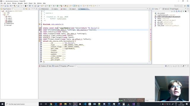 Programando un plugin, extensión o módulo para OBS. смотреть онлайн