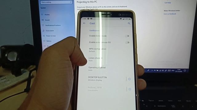 Nokia 7 plus cast screen without chromecast device to laptop and TV | Nokia phone cast screen Hindi смотреть онлайн