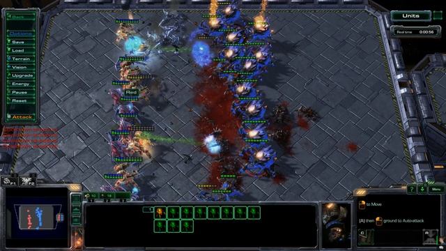 Immortal/Zealot/Stalker VS Roach/Hydra/Ravager LotV смотреть онлайн