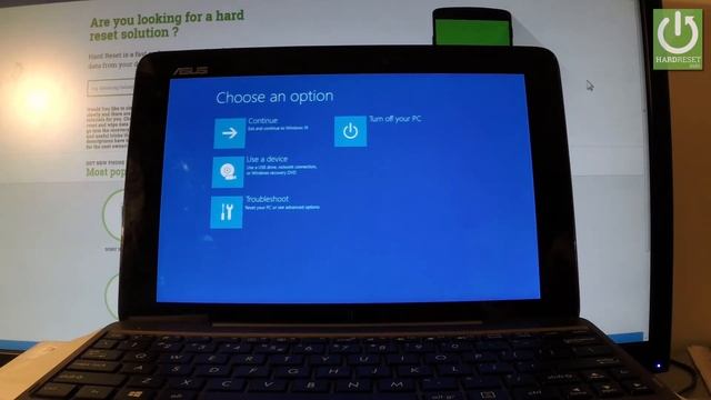 Troubleshoot Mode ASUS Transformer Book - Windows Recovery Mode смотреть онлайн