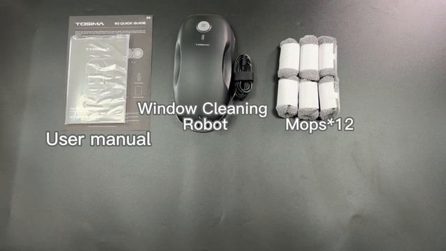 Tosima Window Cleaning Robot W2 Black Unboxing смотреть онлайн