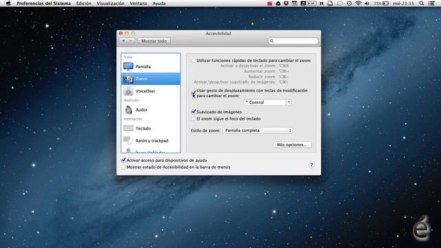 Como hacer zoom de la pantalla en OS X Mountain Lion смотреть онлайн