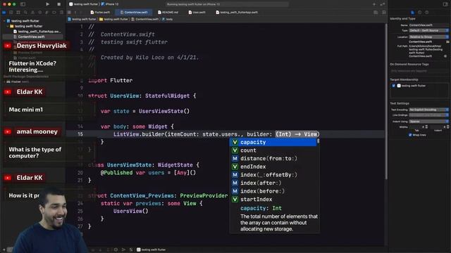Flutter with Swift and Xcode смотреть онлайн